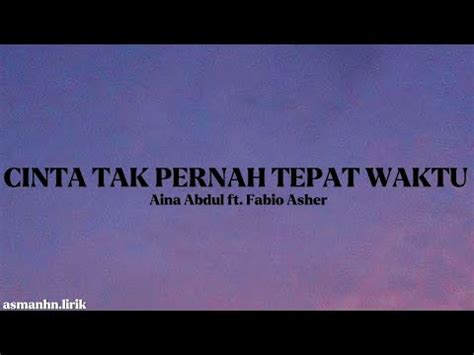 Cinta Tak Pernah Tepat